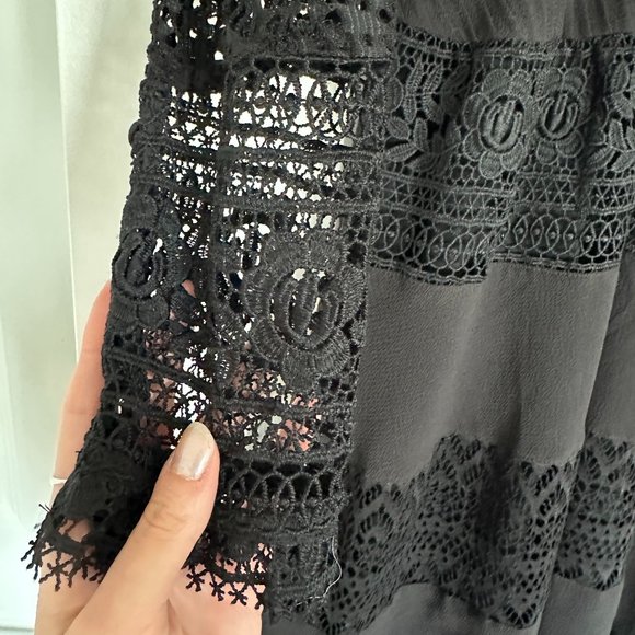 Black Lace French Connection Dress NWOT - Picture 5 of 6